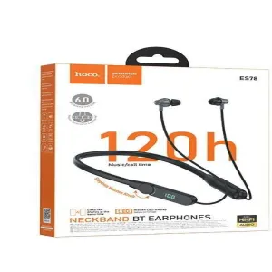 Hoco ES78 Wireless Neckband Bluetooth Earphones with LED Display (120H Playtime)