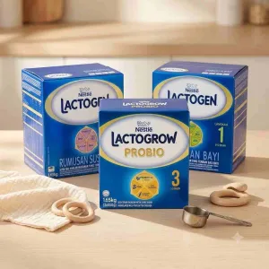 Nestlé Lactogrow Probio 3 & Lactogen Formula Milk (1.65kg Pack)